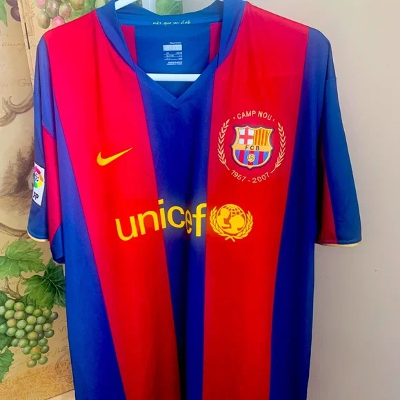 Nike | Shirts | Barcelona Fcb Unicef Soccer Jersey 957207 Xxl